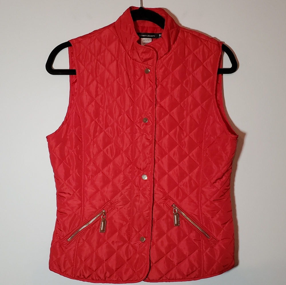 Zoompy Joompy Red Soft Quilted Puffer Vest. Size M